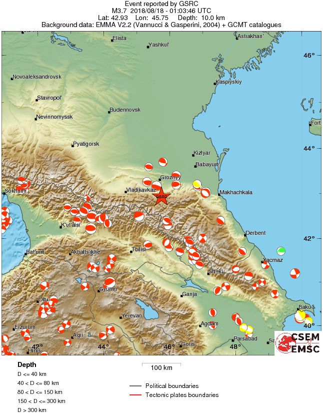Regional moment Tensor