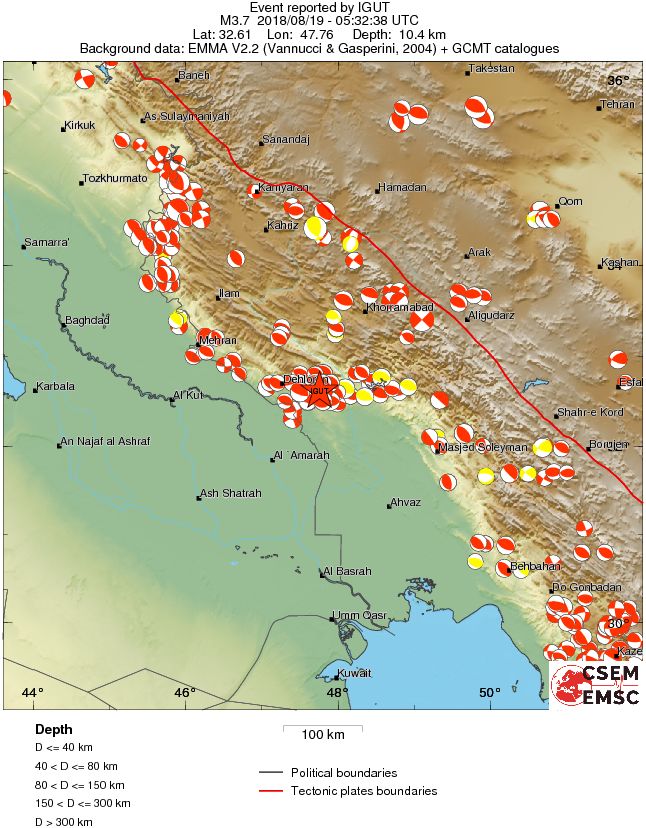 Regional moment Tensor