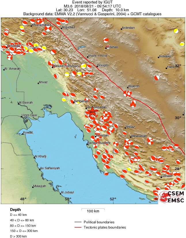 Regional moment Tensor
