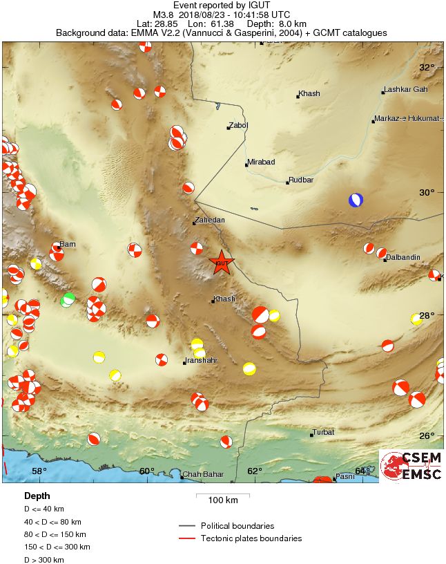 Regional moment Tensor