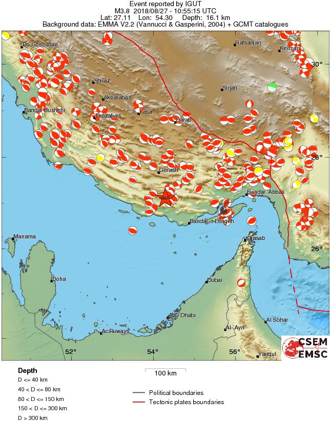 Regional moment Tensor