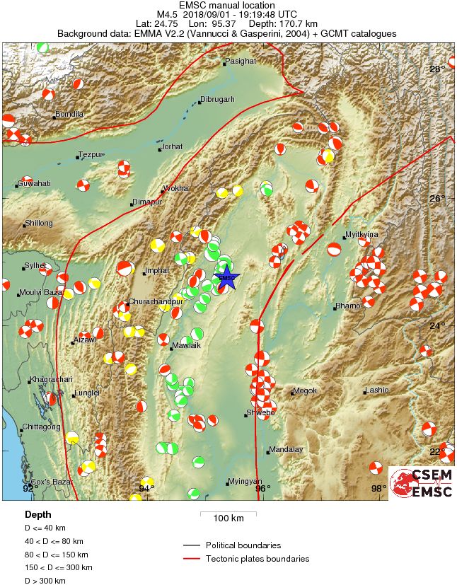 Regional moment Tensor