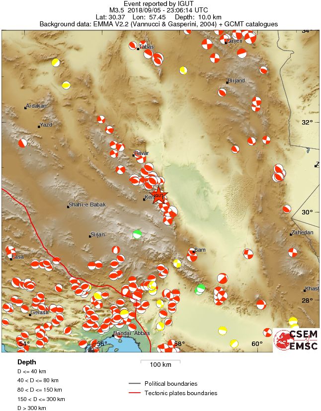 Regional moment Tensor