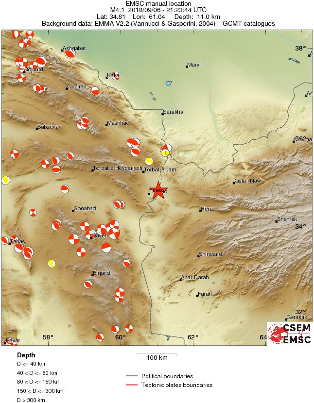 Regional moment Tensor