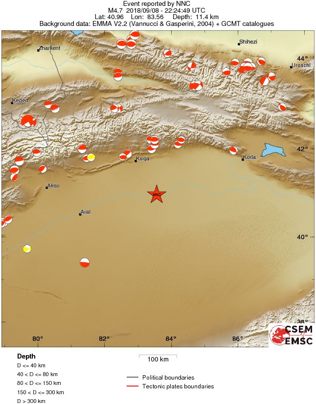 Regional moment Tensor