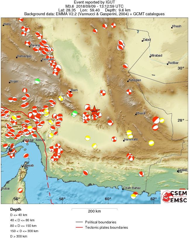 Regional moment Tensor