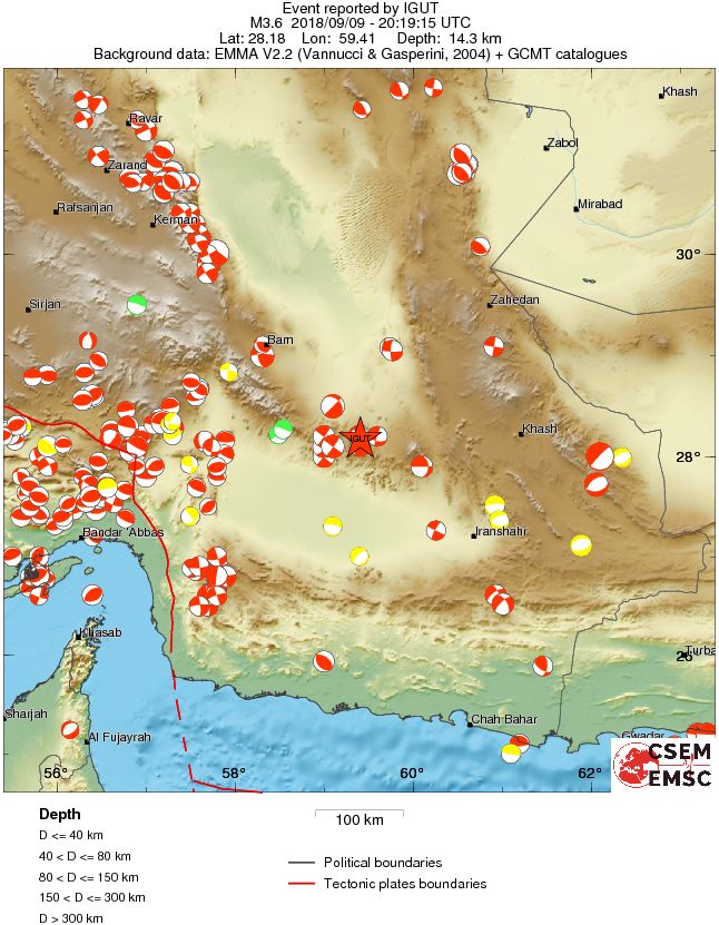 Regional moment Tensor