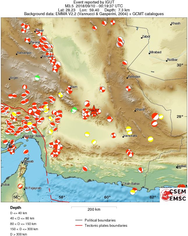 Regional moment Tensor