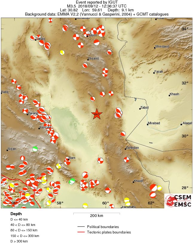 Regional moment Tensor