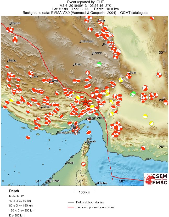 Regional moment Tensor