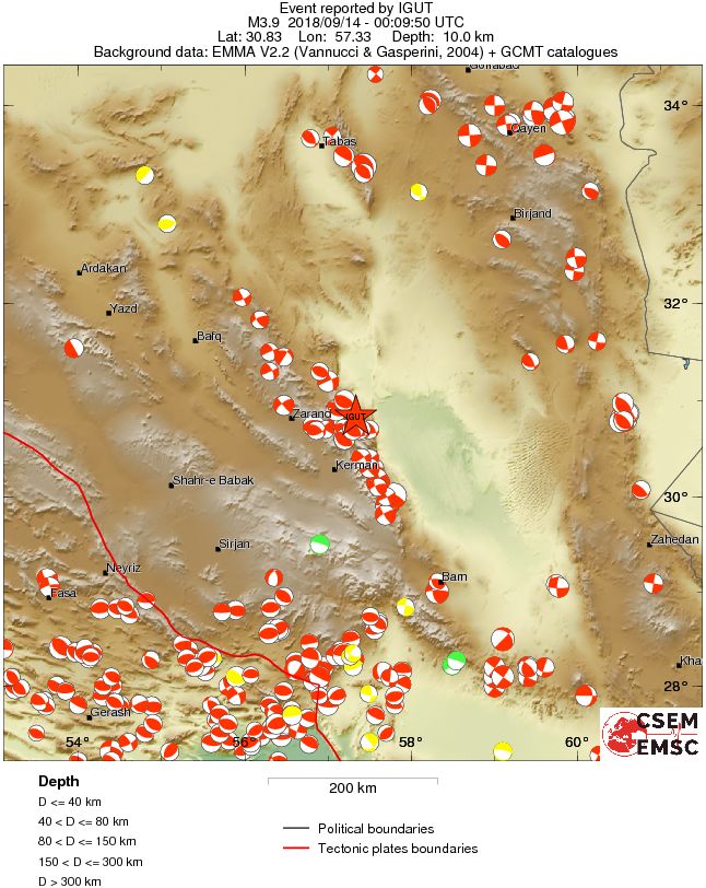 Regional moment Tensor