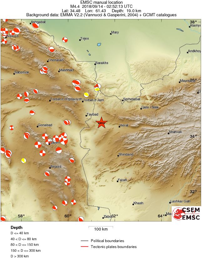 Regional moment Tensor