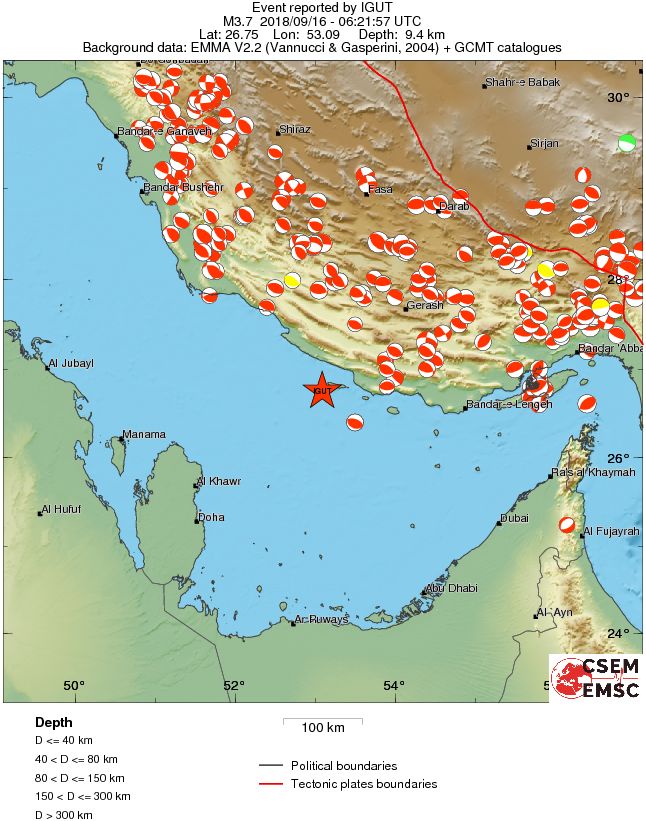 Regional moment Tensor