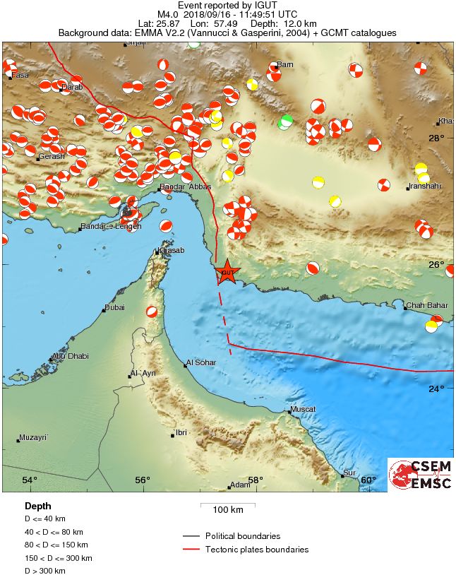 Regional moment Tensor