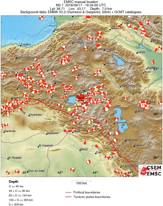 Regional moment Tensor