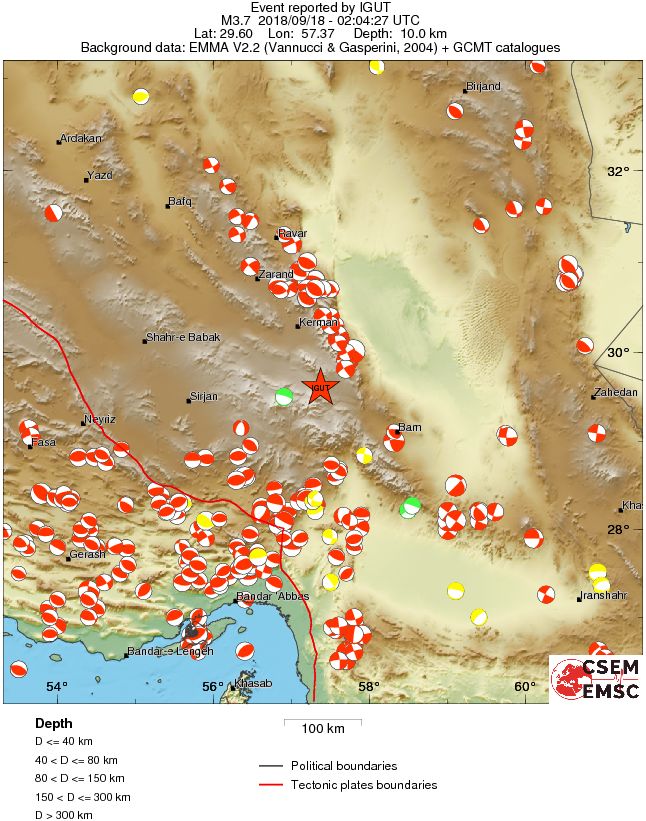 Regional moment Tensor