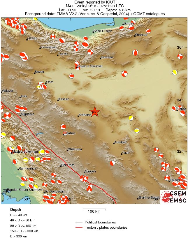 Regional moment Tensor