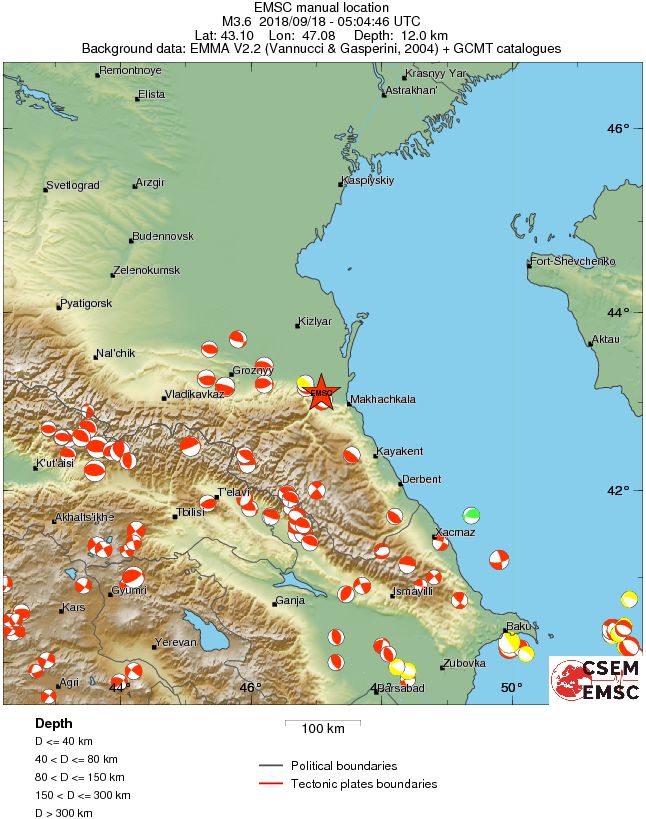 Regional moment Tensor