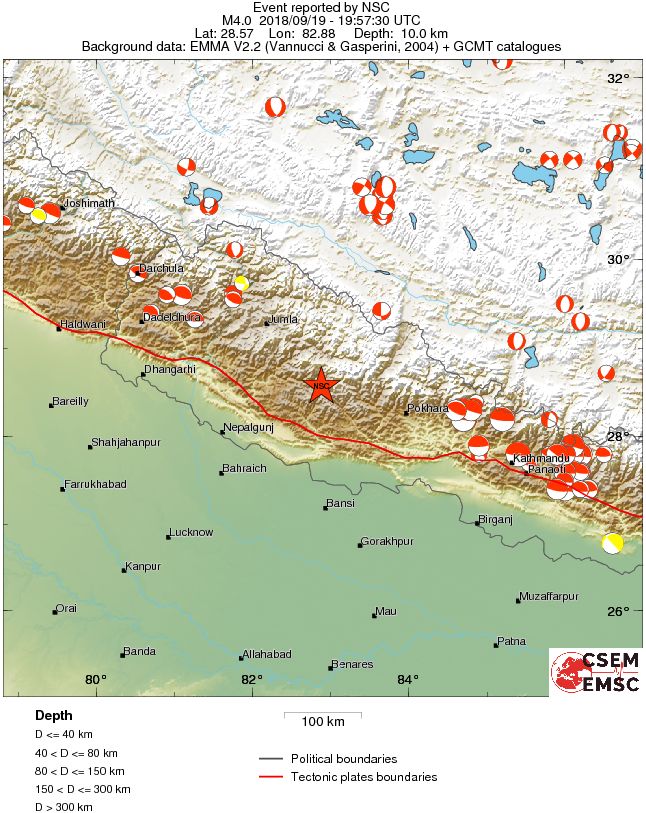 Regional moment Tensor