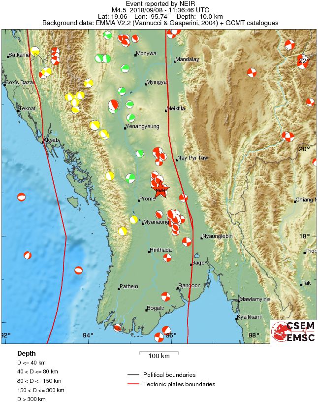 Regional moment Tensor