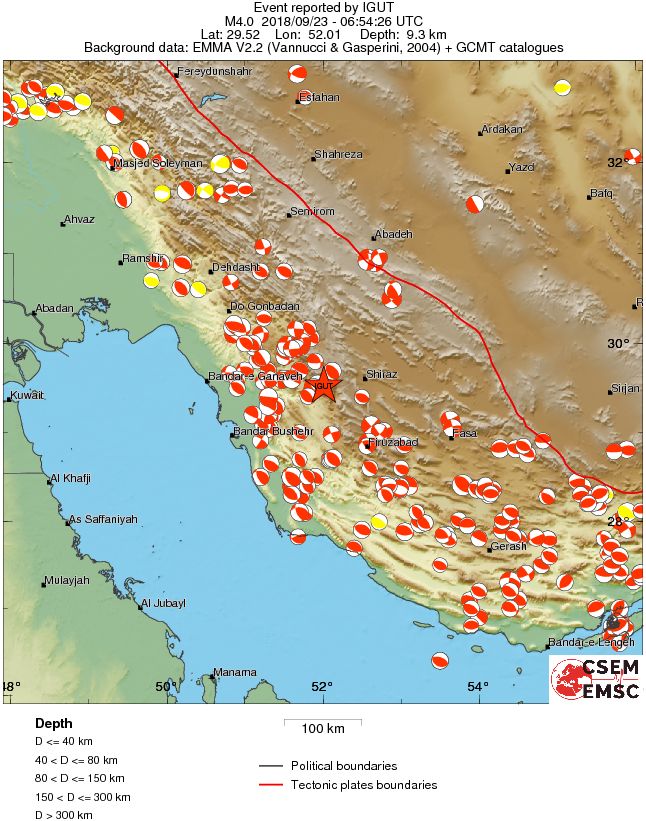 Regional moment Tensor