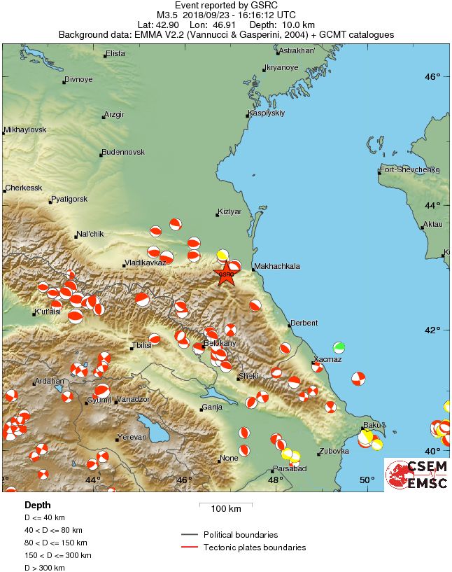 Regional moment Tensor