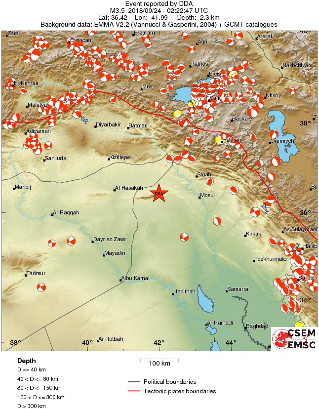 Regional moment Tensor
