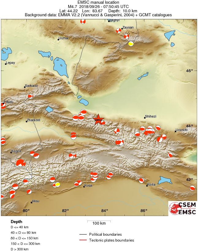 Regional moment Tensor