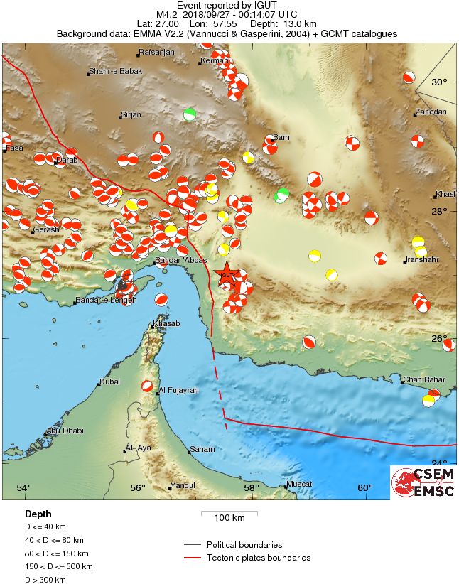 Regional moment Tensor