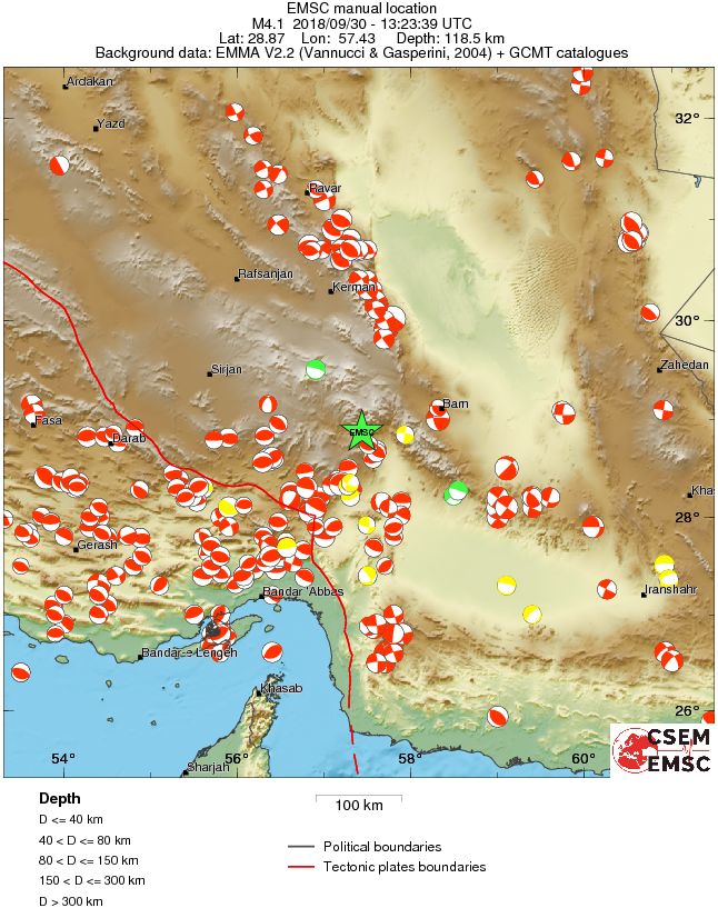 Regional moment Tensor