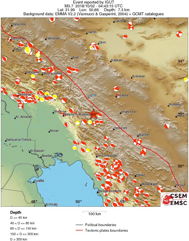 Regional moment Tensor