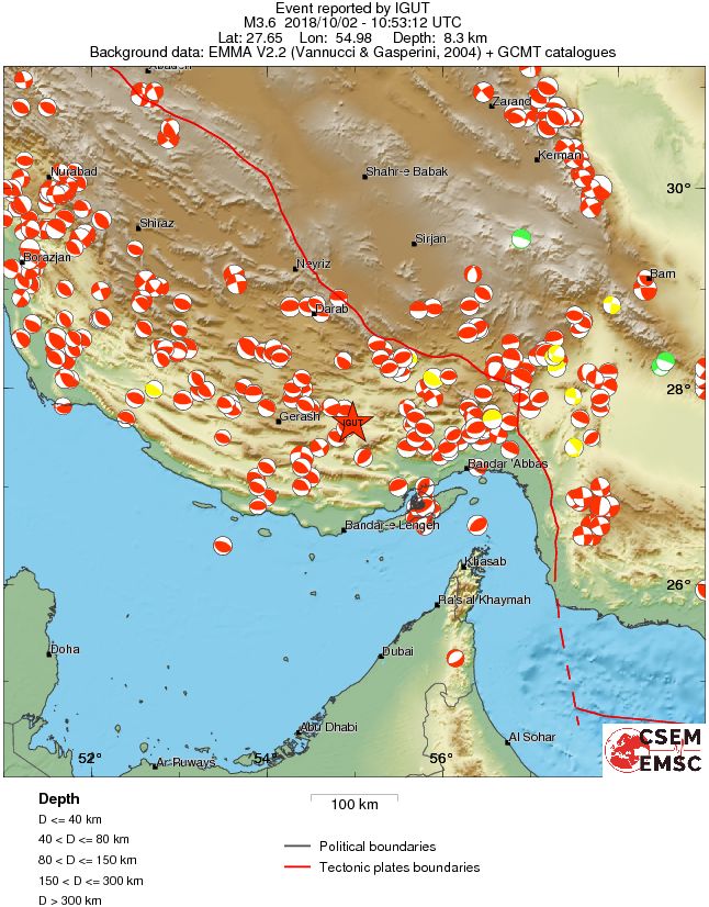 Regional moment Tensor
