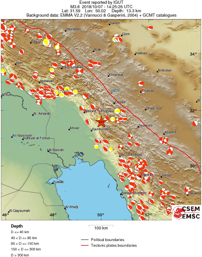 Regional moment Tensor