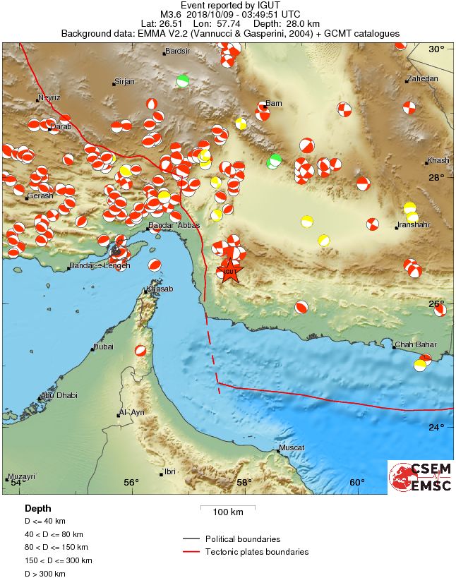 Regional moment Tensor