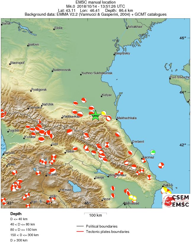 Regional moment Tensor