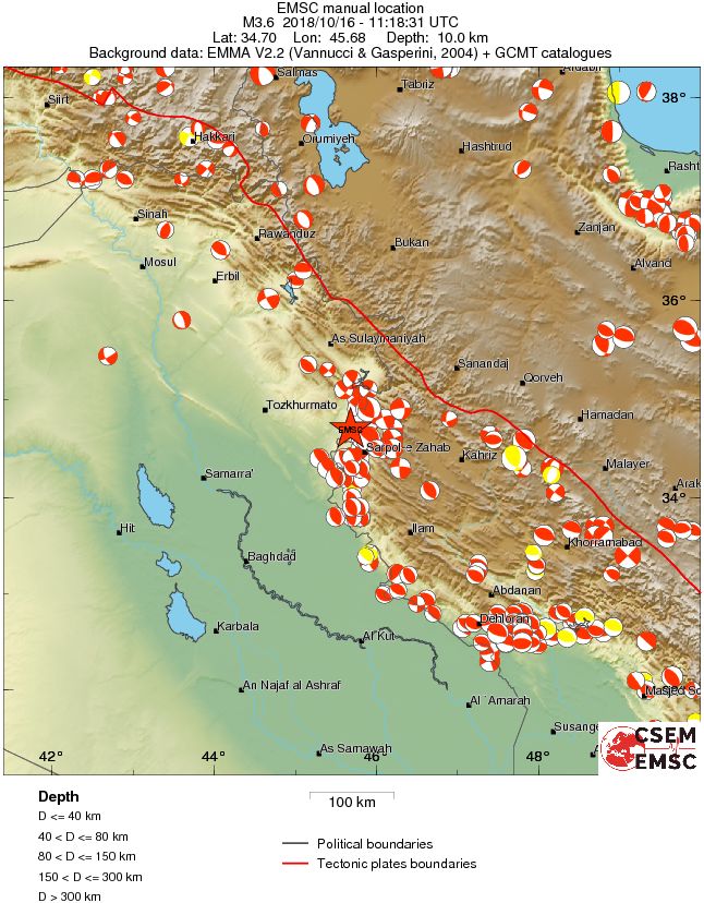 Regional moment Tensor