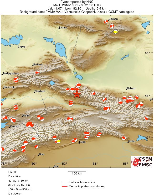 Regional moment Tensor