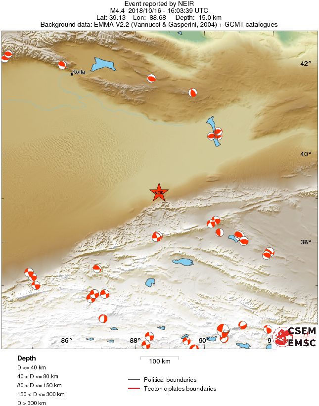 Regional moment Tensor