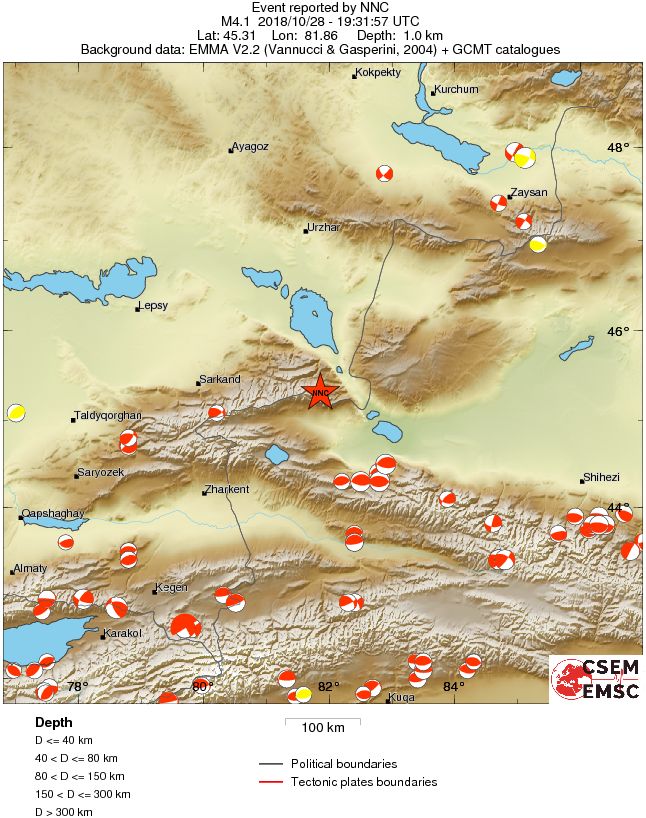 Regional moment Tensor