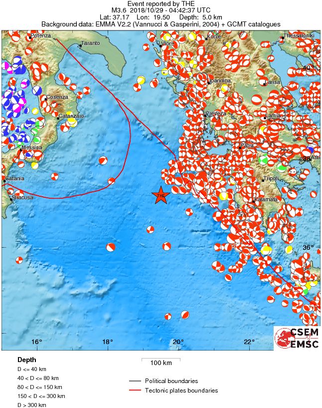 Regional moment Tensor