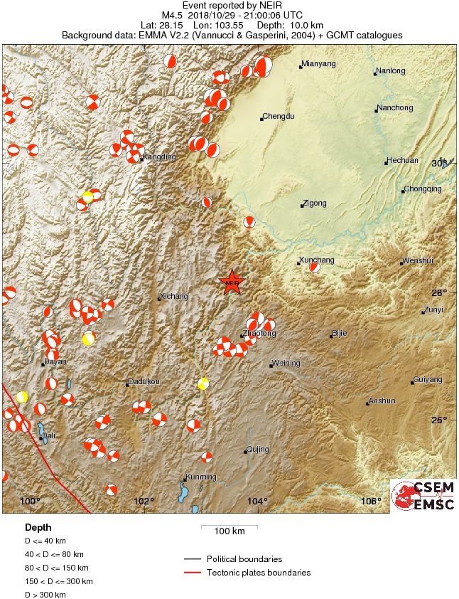 Regional moment Tensor