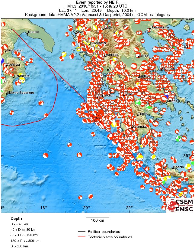 Regional moment Tensor