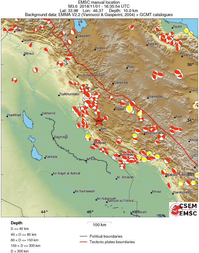 Regional moment Tensor