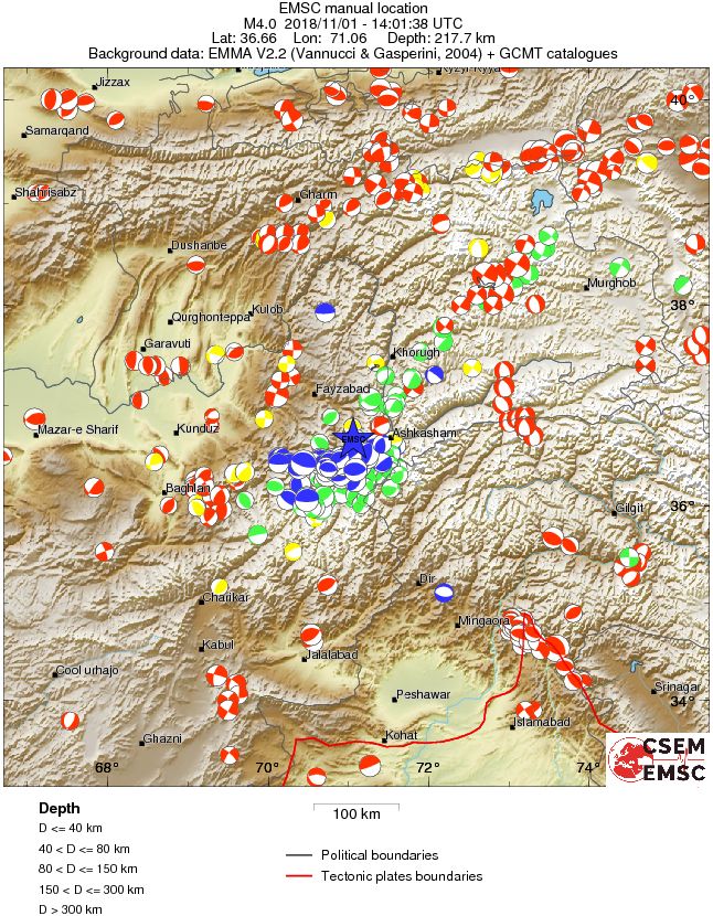 Regional moment Tensor