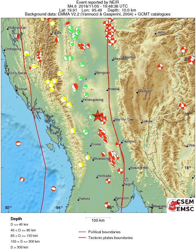 Regional moment Tensor