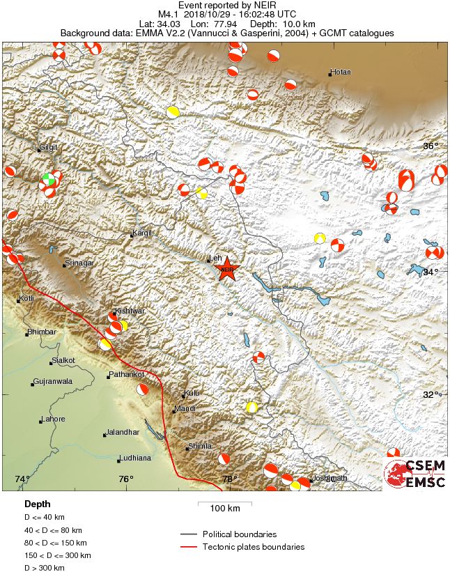 Regional moment Tensor