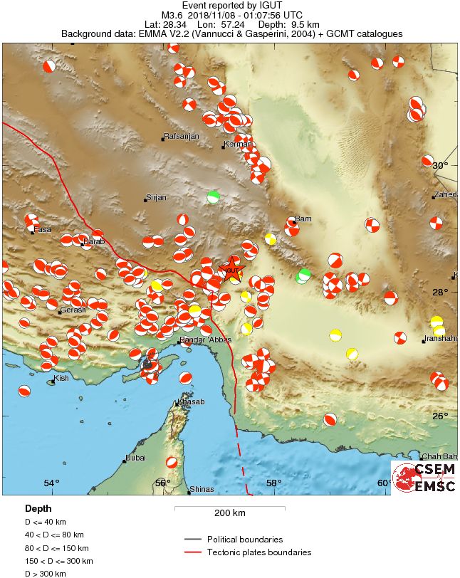 Regional moment Tensor