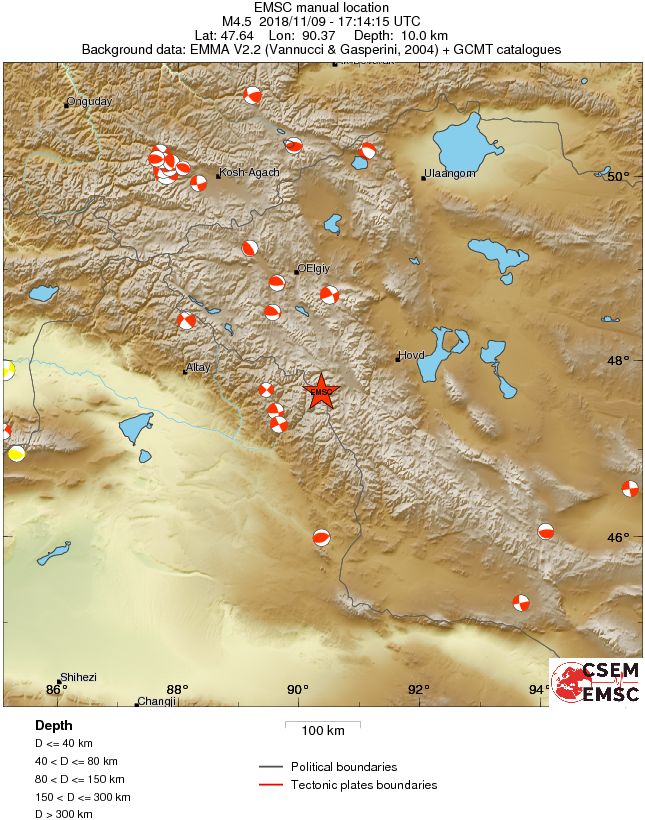 Regional moment Tensor