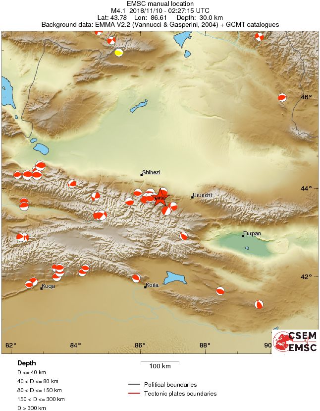 Regional moment Tensor