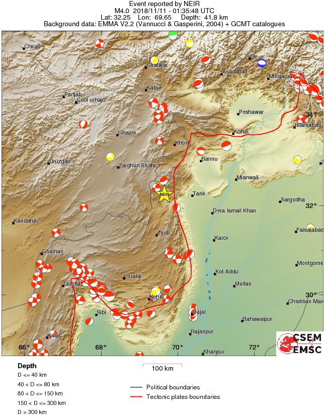 Regional moment Tensor